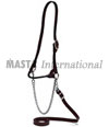 Single Buckle Slimline Round Strap Show Halter