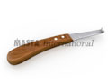 Hoof Knife Left Hand, Broad Blades